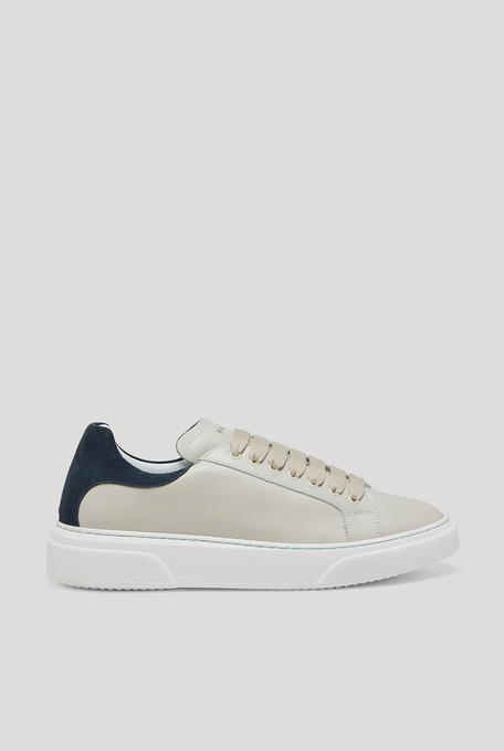 Sneakers in leather and suede with thick sole - The Casual Shoes | Pal Zileri shop online