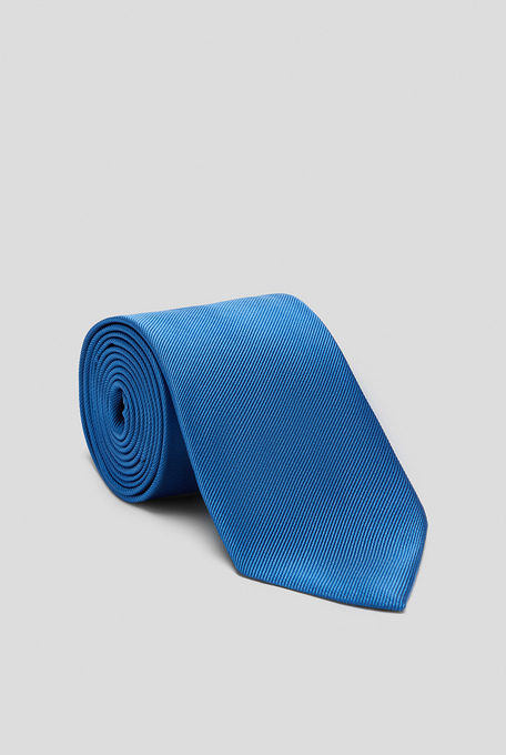Pure silk tie in blue - Ties | Pal Zileri shop online