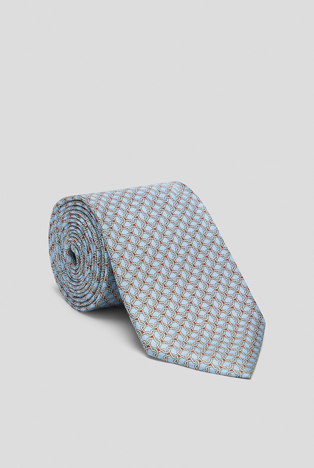 Printed silk tie with geometric motif - Ties | Pal Zileri shop online