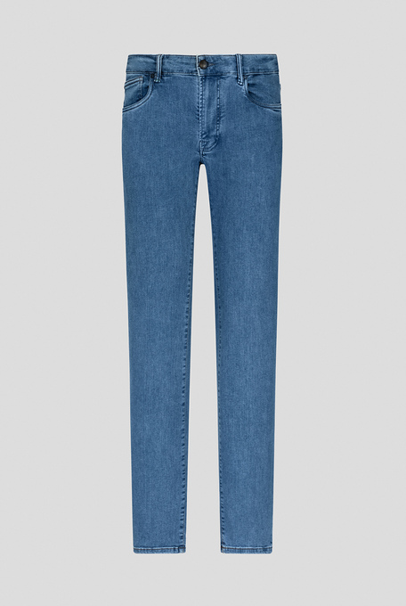 5 pocket denim faded effect - Trousers | Pal Zileri shop online