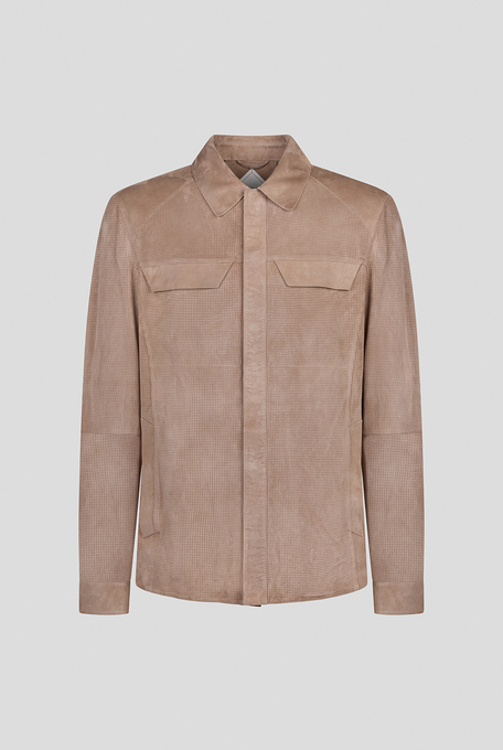 Overshirt in suede e nappa micro perforata | Pal Zileri shop online