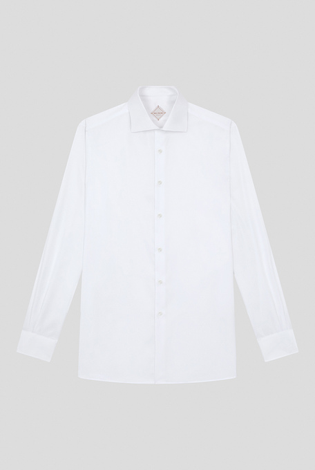 Shirt in cotton with anti-crease treatment in light blue - Shirts | Pal Zileri shop online