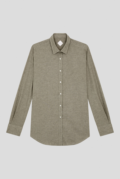 Shirt in linen and cotton - Shirts | Pal Zileri shop online