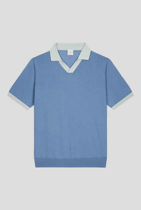 V neck polo with short sleeves - T-Shirts and Polo | Pal Zileri shop online