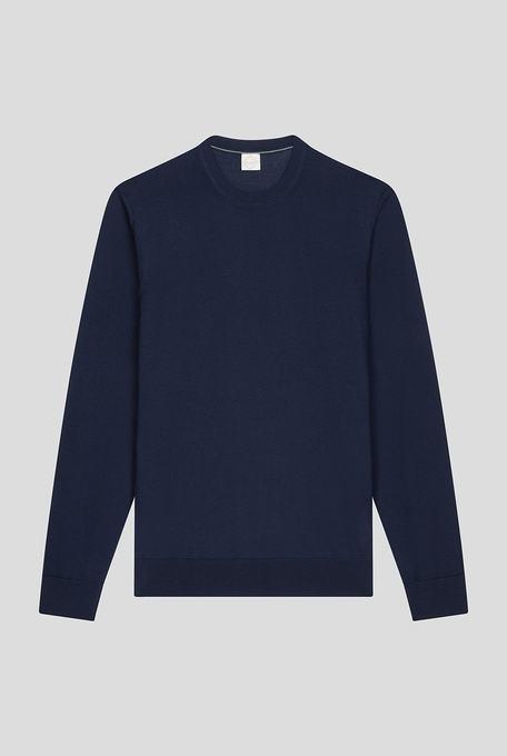 Crewneck in silk and cotton - Sweaters | Pal Zileri shop online