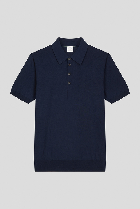 Knitted polo in silk and cotton | Pal Zileri shop online
