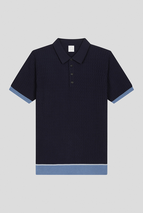 Polo with 3D stitiching - Polo | Pal Zileri shop online