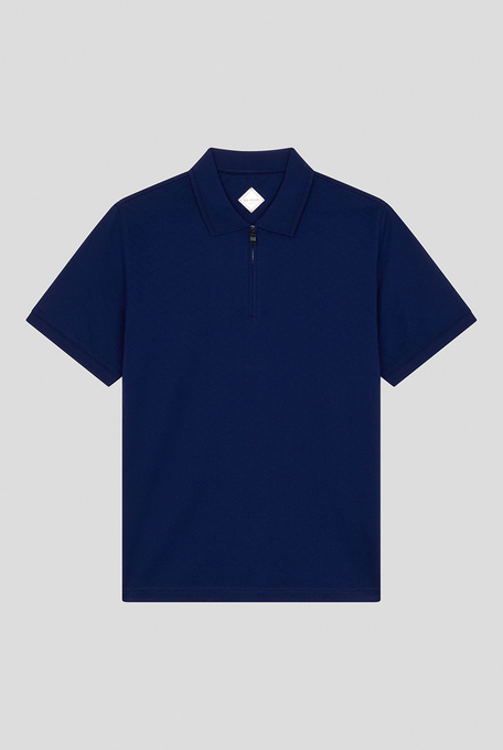 Polo with allover monogram - Top | Pal Zileri shop online