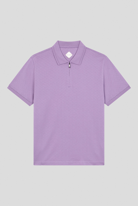 Polo with allover monogram - Top | Pal Zileri shop online