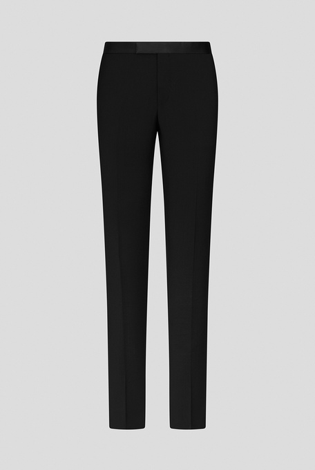 Classic trousers with satin waistband - Formal trousers | Pal Zileri shop online