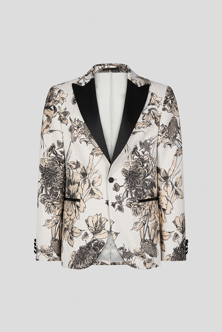 Tuxedo jacket with flowers motif - Blazers | Pal Zileri shop online