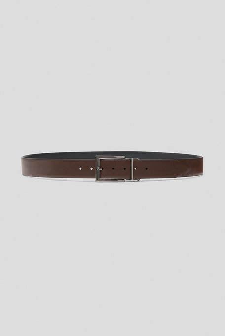 Cintura in pelle reversibile con fibbia in metallo - Pelletteria | Pal Zileri shop online