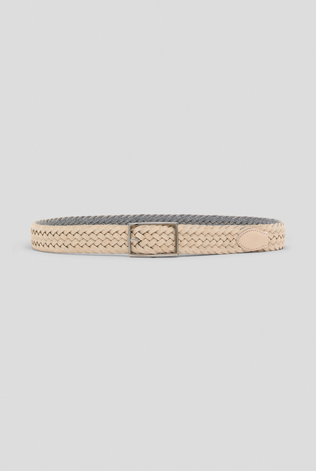 Wool and leather belt - Accessories | Pal Zileri shop online