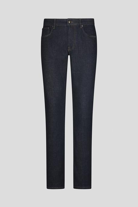 Five pockets rinsed denim with 19cm bottom - Trousers | Pal Zileri shop online