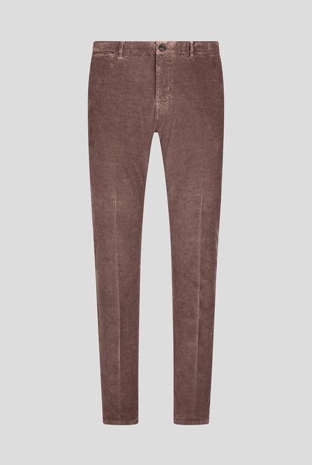 Pantaloni chino tinti in capo in cotone corduroy - Casual trousers | Pal Zileri shop online