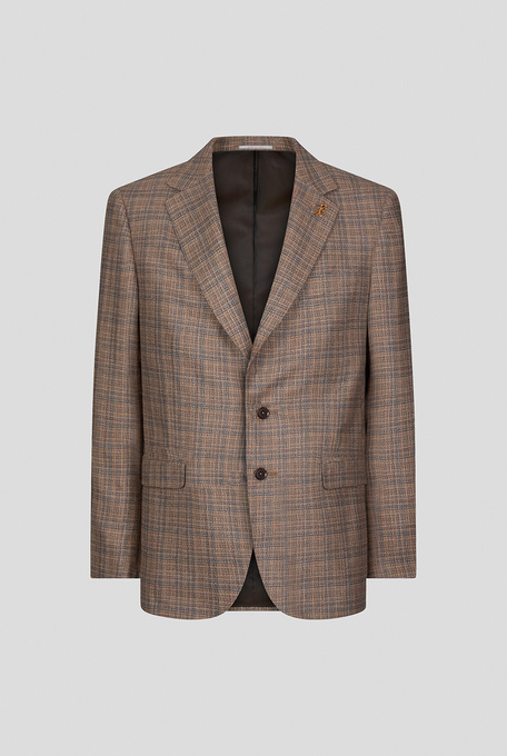 Pal Zileri Vicenza Jacket in Cotton Wool and Viscose Knitted Effect