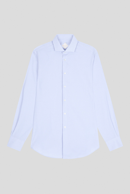 Micro jacquard shirt with collar Torino | Pal Zileri shop online