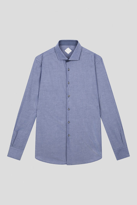 Camicia micro jacquard con collo Torino - The Contemporary Tailoring | Pal Zileri shop online