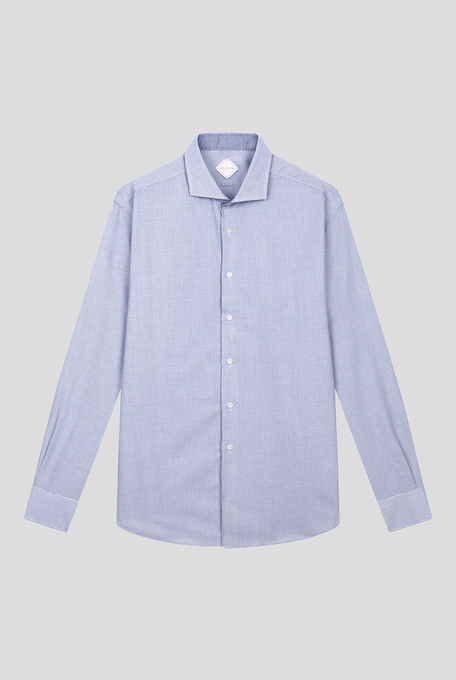 Micro jacquard shirt with collar Torino - Shirts | Pal Zileri shop online