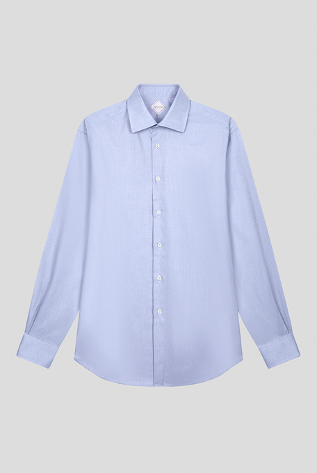Camicia micro jacquard con collo Milano - Shirts | Pal Zileri shop online