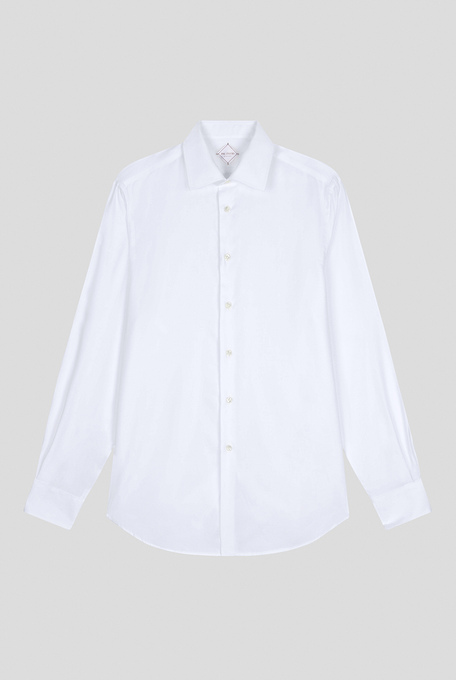 Micro jacquard shirt with collar Milano - Shirts | Pal Zileri shop online