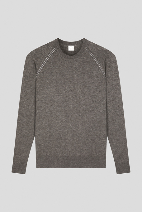 Crewneck with contrast details - Sweaters | Pal Zileri shop online
