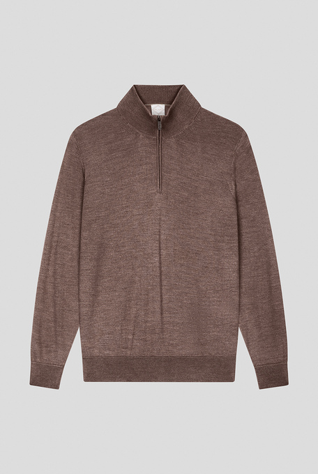 Stand up collar sweater GREY Pal Zileri Shop Online