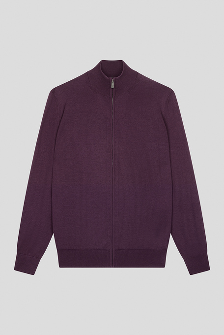 Cardigan in lana e seta - Knitwear | Pal Zileri shop online