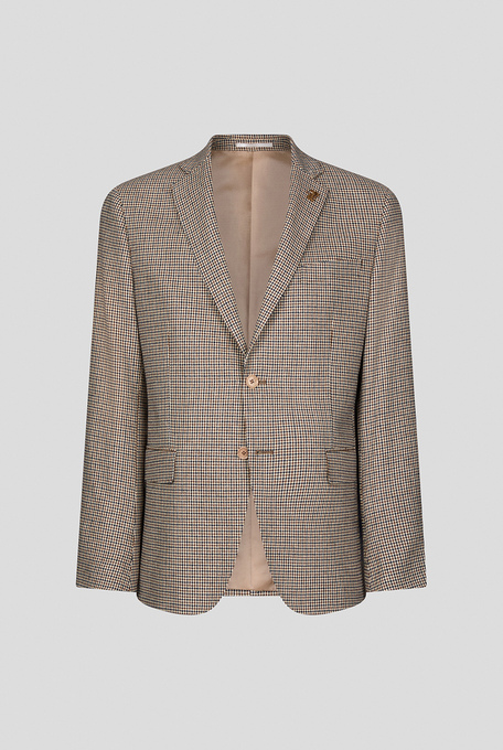 Giacca Lord in lana e cotone con motivo pied de poule | Pal Zileri shop online
