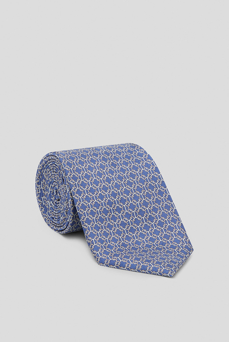 Silk tie with geometric pattern | Pal Zileri shop online