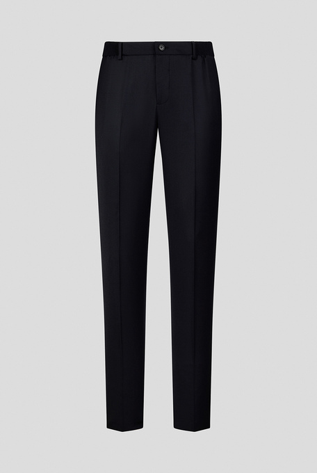 Classic trousers in flannel wool - Trousers | Pal Zileri shop online