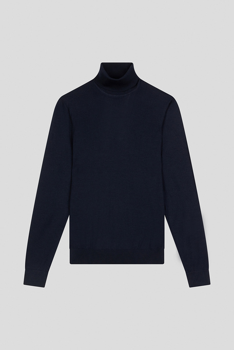 Maglia a collo alto in lana e seta - Knitwear | Pal Zileri shop online