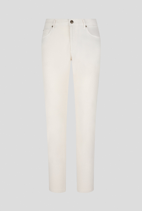 5 pocket trousers in stretch cotton garment dyed - Casual trousers | Pal Zileri shop online