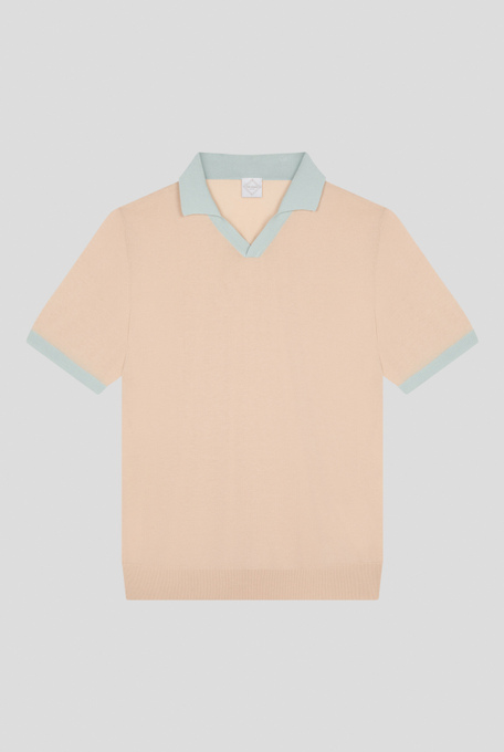 V neck polo with short sleeves | Pal Zileri shop online