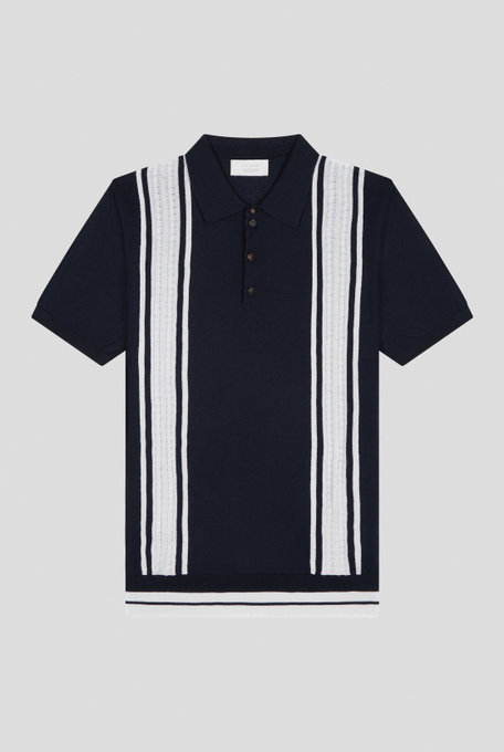 Polo with bands in contrast - T-Shirts and Polo | Pal Zileri shop online