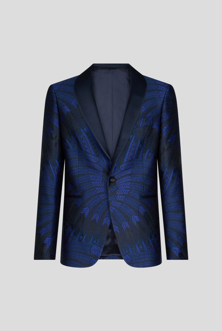 Tuxedo jacket with jacquard motif - Suits and blazers | Pal Zileri shop online
