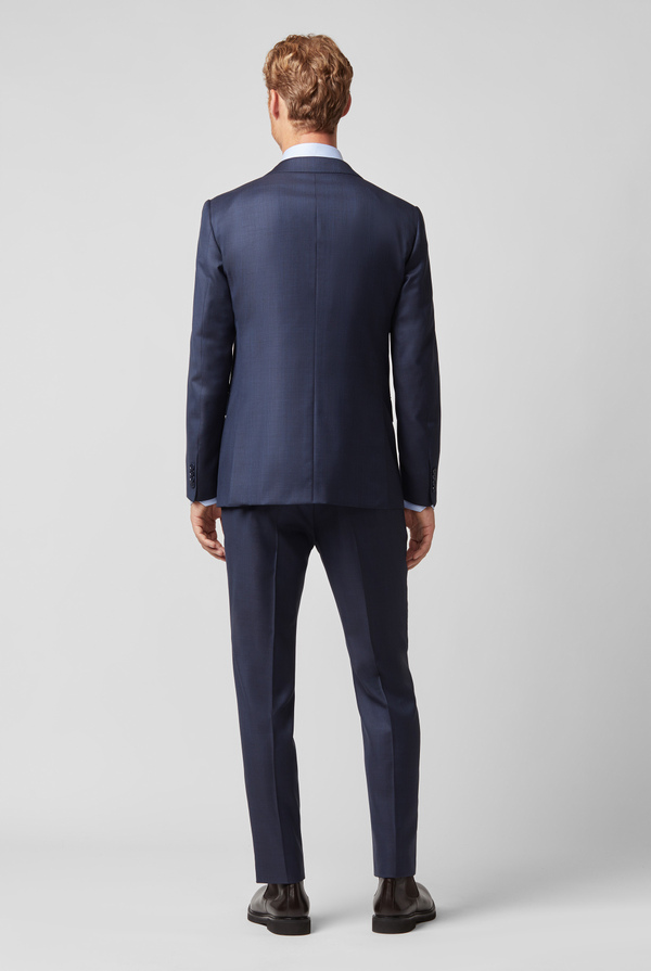 Vicenza 2 pieces suit in wool with micro chck motif - Pal Zileri shop online