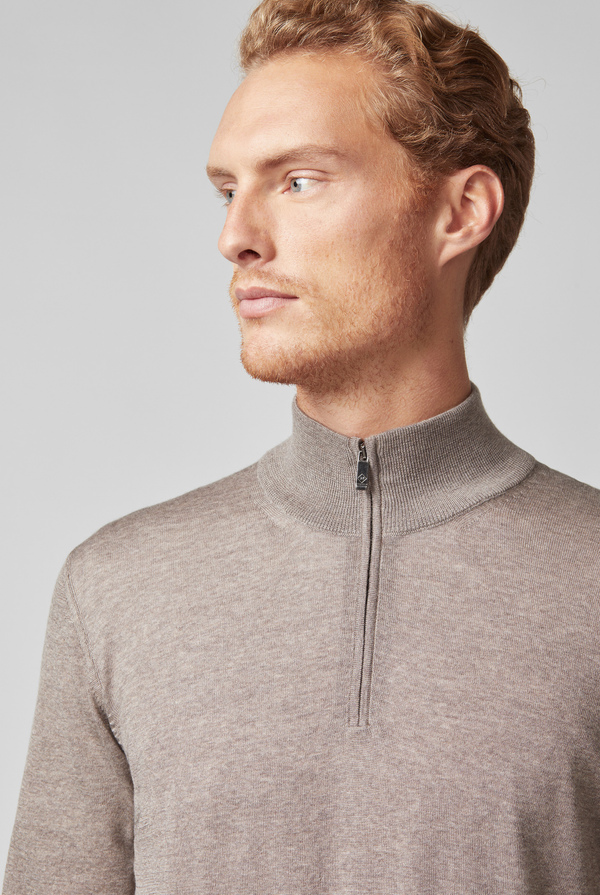 Zipped half-neck sweater - Pal Zileri shop online