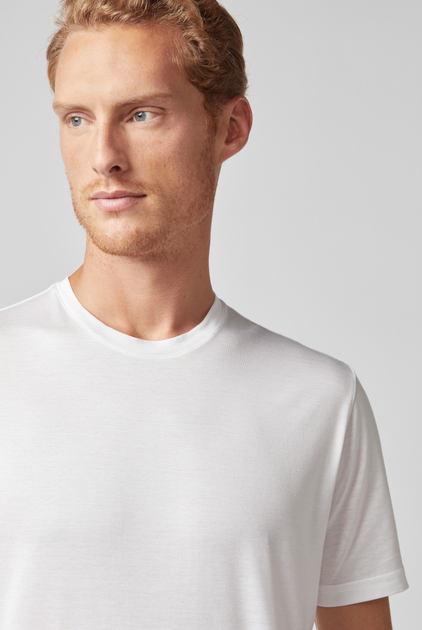 Mercerized jersey cotton t-shirt - Pal Zileri shop online