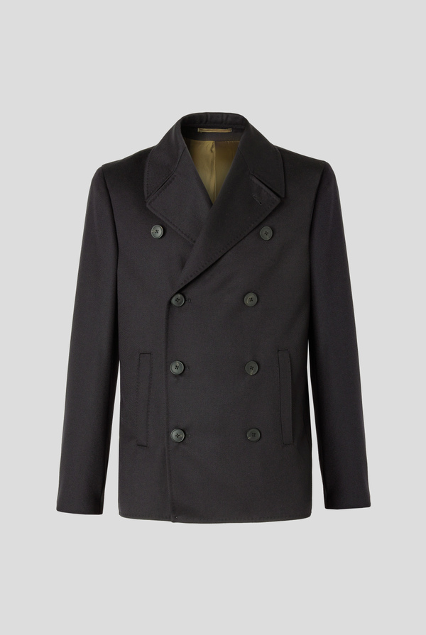 Pea coat in technical wool with gabardine effect - Pal Zileri shop online