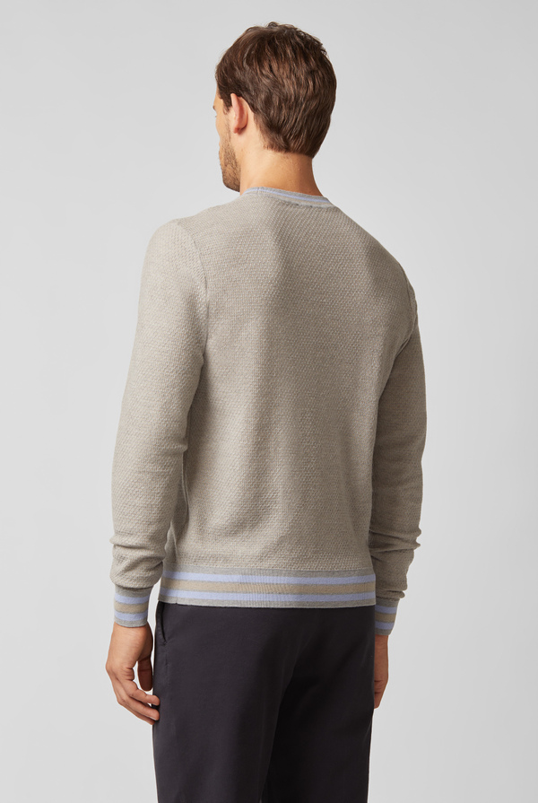 Crewneck in wool and cashmere - Pal Zileri shop online