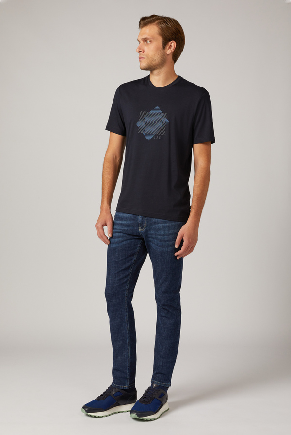 Geometrical printed t-shirt - Pal Zileri shop online