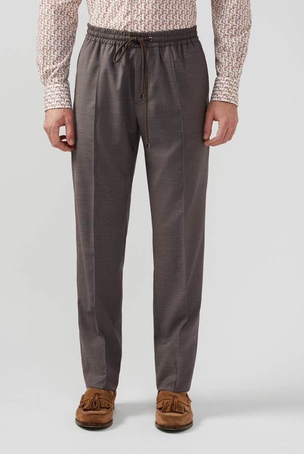 Pantalone con coulisse in fresco di lana - Pal Zileri shop online