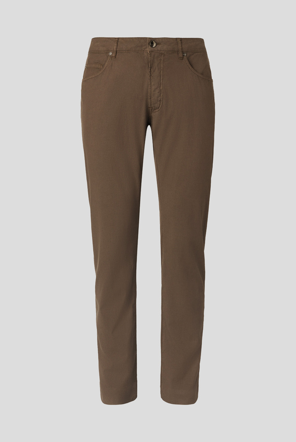 Pantalone 5 tasche in cotone e tencel - Pal Zileri shop online