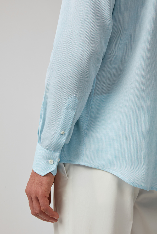 Cotton shirt with microdesign - Pal Zileri shop online
