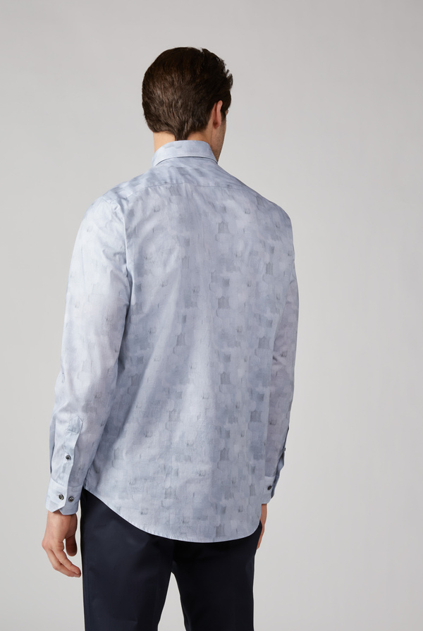 Camicia in cotone con stampa esclusiva - Pal Zileri shop online