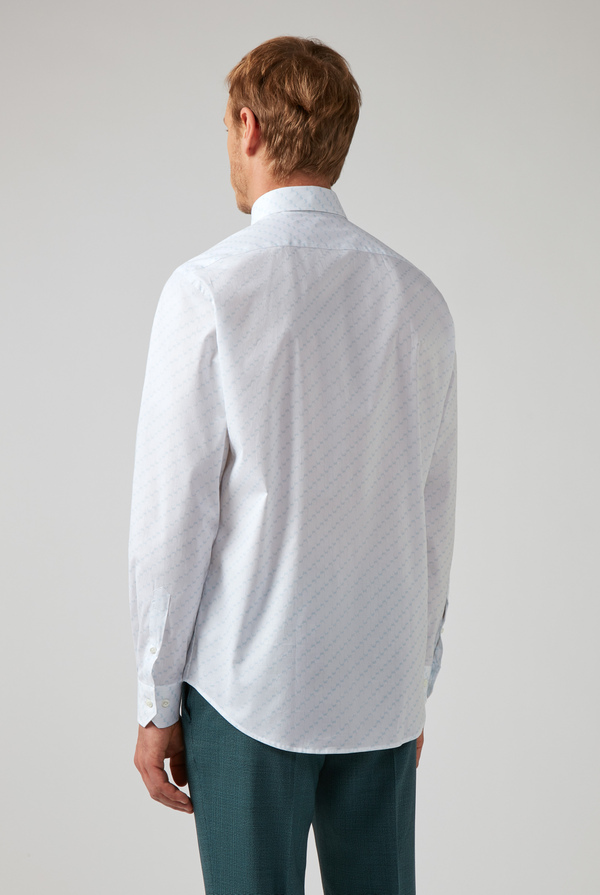 Camicia in cotone stretch con stampa esclusiva - Pal Zileri shop online