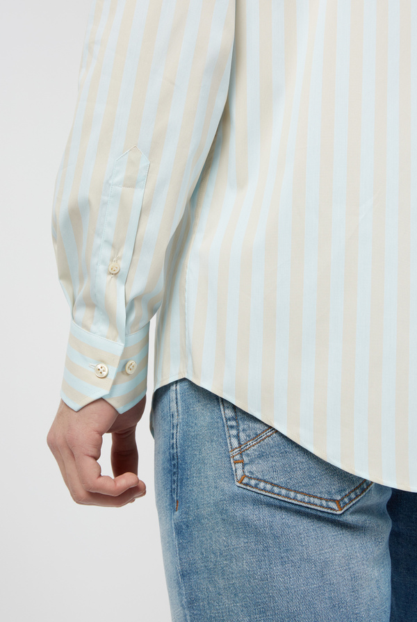 Camicia in cotone stretch a righe - Pal Zileri shop online