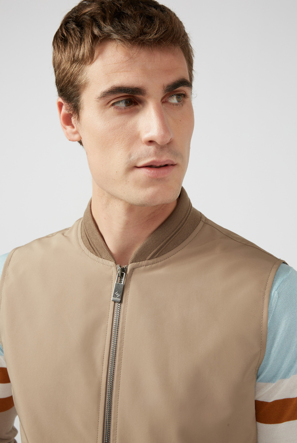 Nylon vest with contrasting details - Pal Zileri shop online