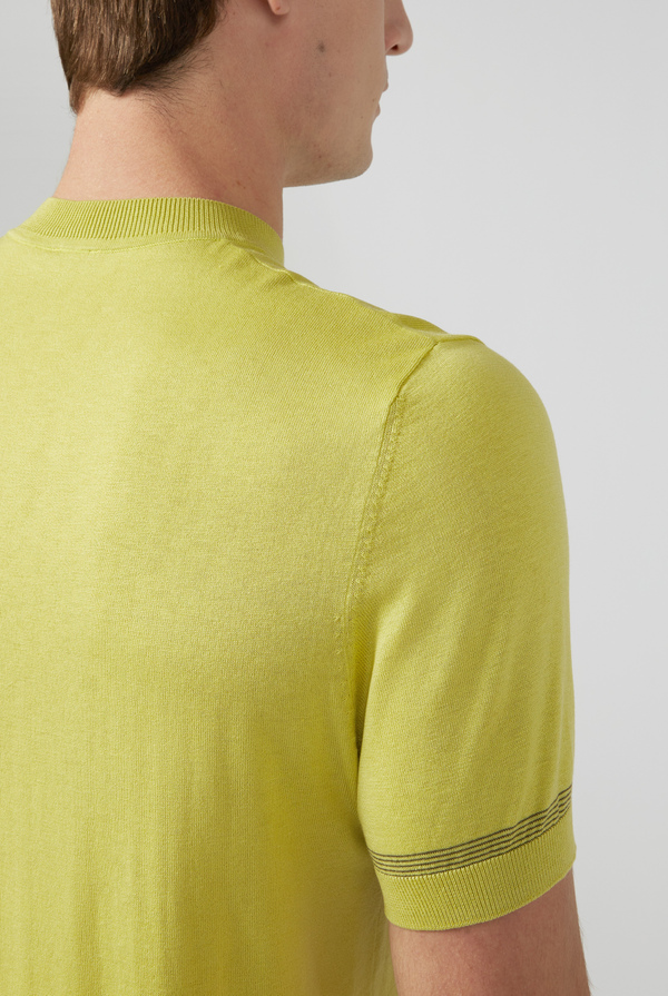 T-shirt in maglia di seta e cotone - Pal Zileri shop online
